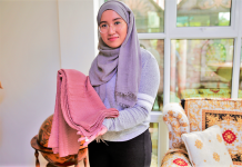The 16-year-old building a headscarves line