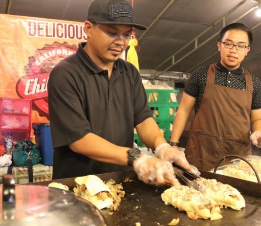 Perayaan’s most outrageous hot dog: California Chilli Beef