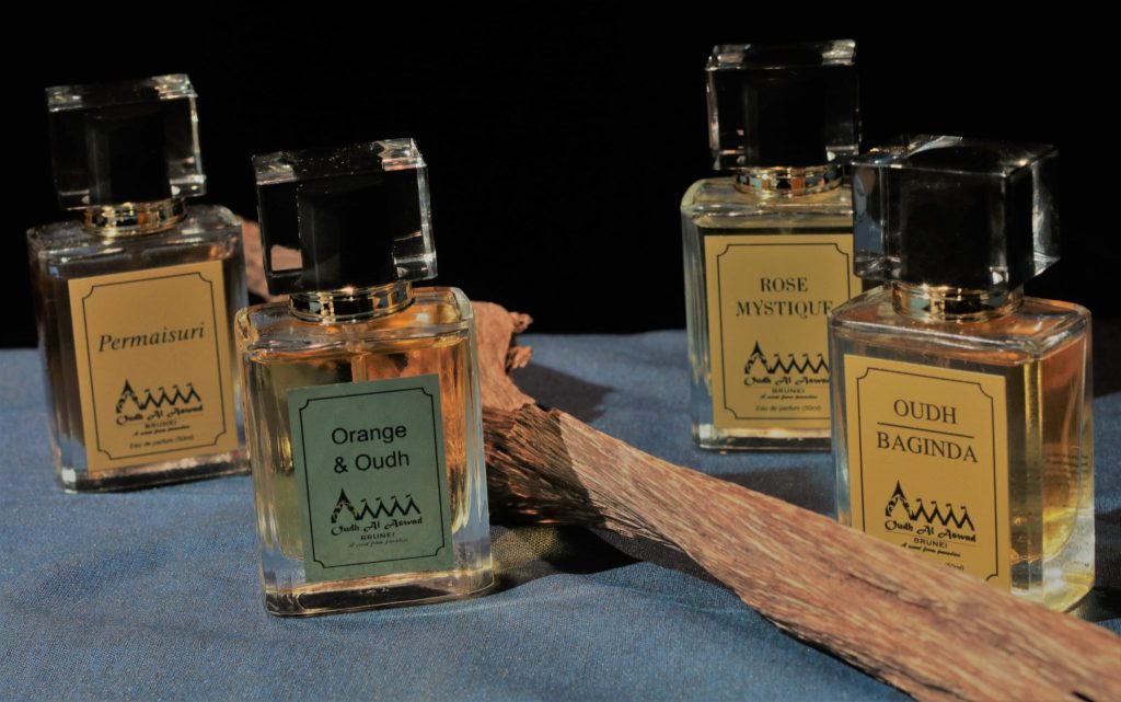 Oudh Al Aswad's flagship perfumes