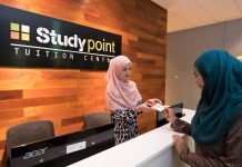 Tuition centre turns empty rooms into shared working spaces