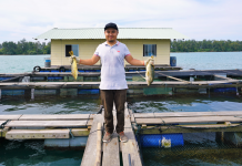 The Syariah graduate farming fish off the coast of Pelumpong