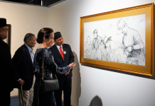 Acclaimed artist Huifong Ng showcasing potraitures of His Majesty at BSB waterfront