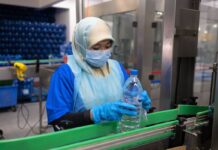 Ori charts export ambitions with international certifications Ori employee producing water