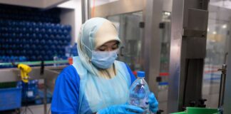 Ori charts export ambitions with international certifications Ori employee producing water