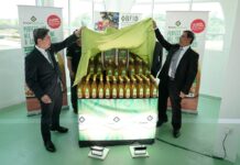 Ghanim launches Brunei’s first cooking oil Second MoFE Minister with Ghanim CEO launching Brunei's first cooking oil