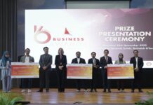 Fatih Aquaculture and Wastefyx win 16th LiveWIRE Business Awards The top three winners in the open category of the 16th LiveWIRE Brunei Business Awards, from L to R: Track & Roll (2nd place) Fatih Aquaculture (1st place) and Happy Sunflower (3rd place). Presenting the awards as GoH was Minister at PMO and MoFE Minister II YB Dato Dr Hj Md Amin (3rd R).