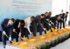 Brunei’s biggest solar plant targets launch by end of 2026 Deputy Minister of Finance and Economy Dato Hj Khairuddin (centre) officiated the groundbreaking at the remediated landfill site.