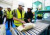 Wasan Milling Company more than doubles national milling capacity His Majesty inspects WMC’s new vacuum-sealed five-kilogramme rice packaging during the launch of the upgraded milling facility in Wasan.