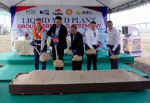 VidDaCom to become first local owner-operator of mud plant Representatives from BEDB, SLB, VidDaCom, BSP and BIBD mark the groundbreaking of VidDaCom’s Liquid Mud Plant.