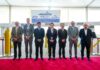 Brunei begins industrial shipbuilding at Anson Group photo of Anson International, government and industry representatives at the Hull 211 shipbuilding commencement ceremony at Pulau Muara Besar.